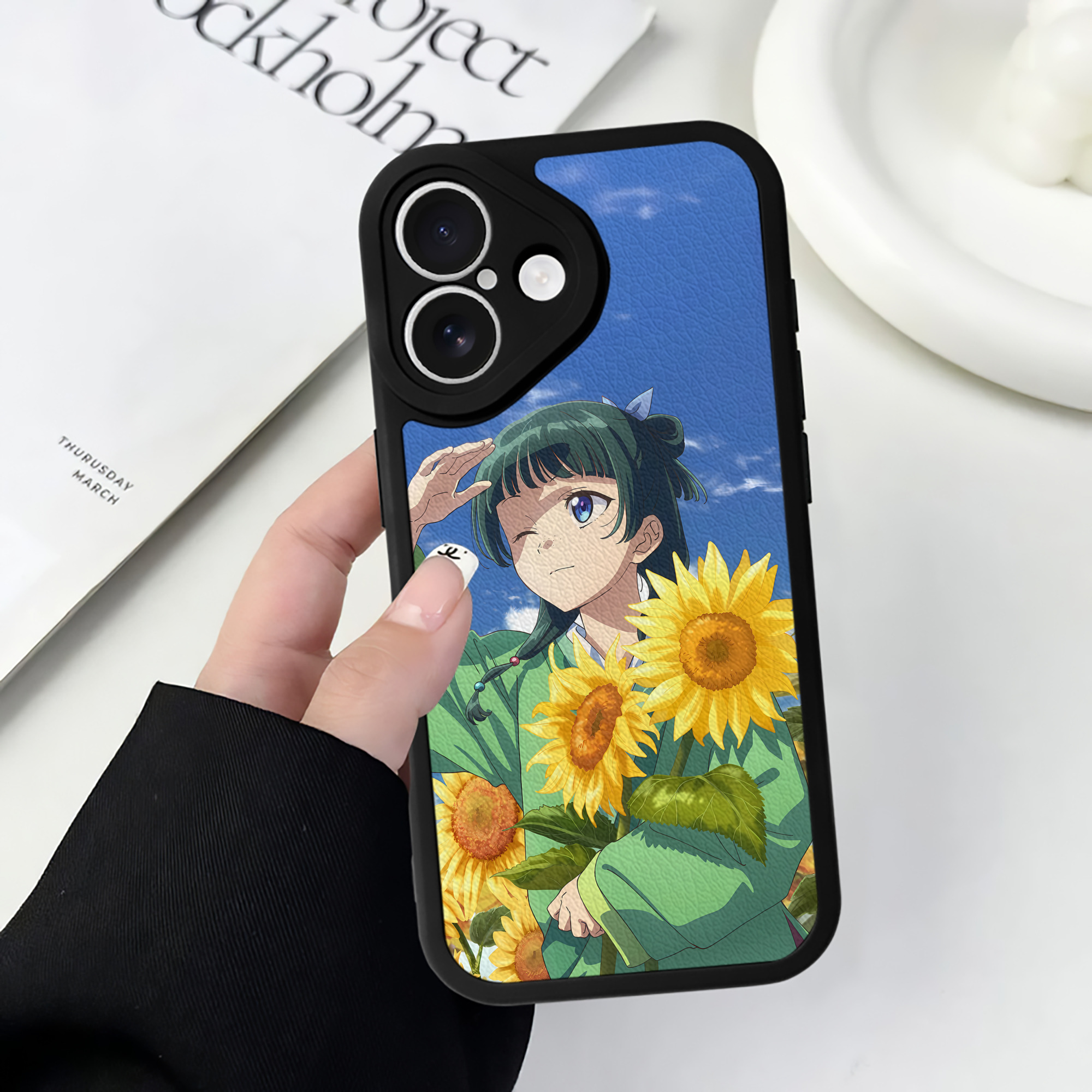 薬屋のひとりごと The Apothecary Diaries 【iPhone 16シリーズ対応】シリコンスマホケース（レザー調） 材質：シリコン